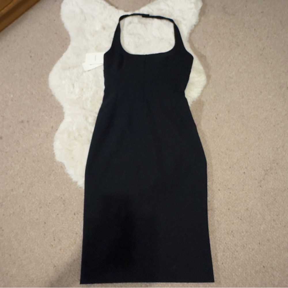 Dolce & Gabbana Halterneck Mid-Length Dress, 42” Long